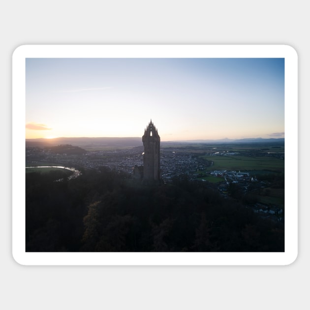 Stirling Wallace Monument Sticker by TMcG72